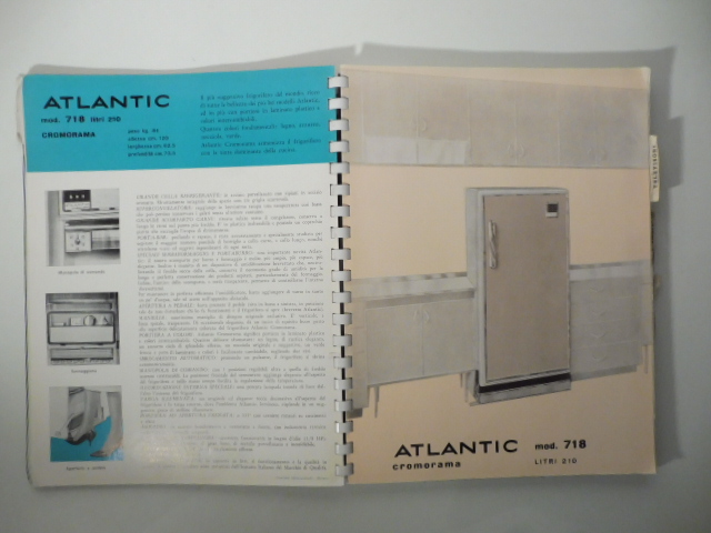 Atlantic elettrodomestici. Catalogo generale 1961-62